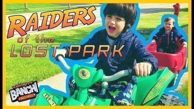 'Kids Power Wheels Dinosaur ATV Play video| fgteev hobby kids Ryan Toysreview fun games toys'