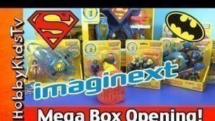 'Imaginext Superman and Batman Big Box Opening by HobbyKidsTV'