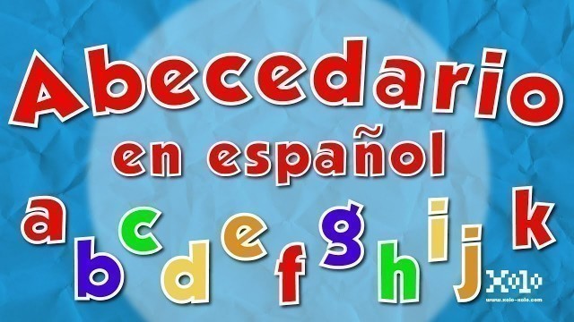 'Abecedario en español para niños - Videos Aprende #spanishlessons #spanish #spanishalphabet'