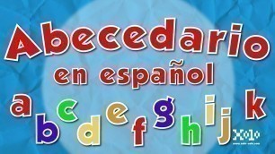 'Abecedario en español para niños - Videos Aprende #spanishlessons #spanish #spanishalphabet'