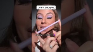 'Dear @colourpopco 
