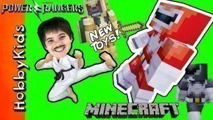'Minecraft POWER RANGER TOY Surprise'