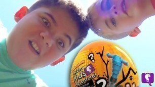 'HUGE Jackhammer Egg Surprise by HobbyKidsTV'