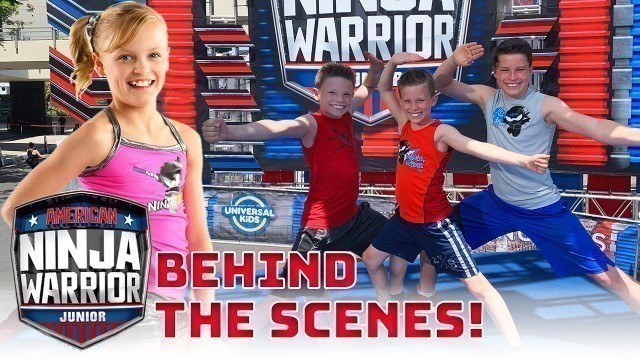 'Payton Races on American Ninja Warrior Jr! BTS'