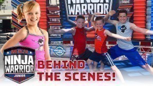 'Payton Races on American Ninja Warrior Jr! BTS'