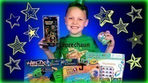 'Leprechaun Huge Surprise Treasure and Toy Opening! Dino Poop, Crayola Crafts, Hobby Kids Toys'