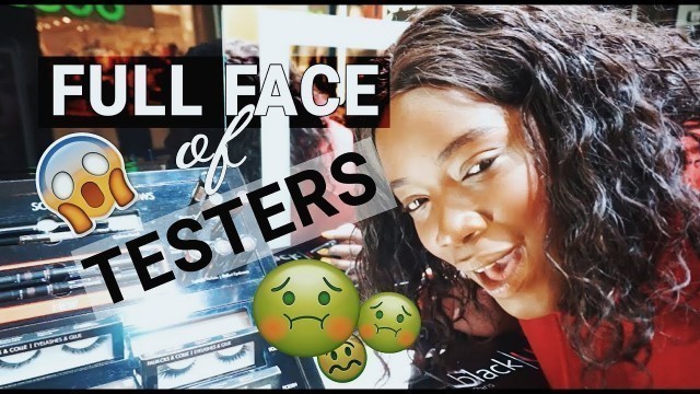 'Full Face of Testers | BLACK UP COSMETICS (+ ||closed|| TRIPOD GIVEAWAY!!!)'