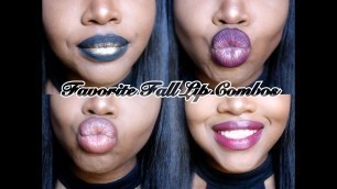 'My Favorite Fall Lip Combos feat. Kylie Cosmetics and Pat McGrath Lip Kits | ItsClaudiane'