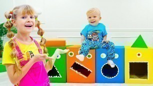 'Diana and Roma Funny Kids Stories with brother Oliver'