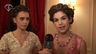 'fashiontv | FTV.com - CRILLON - LILY COLLINS & COSIMA RUIZ DE LA PRADA - 2007'