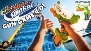 'NERF GUN GAME | SUPER SOAKER EDITION 4.0 (Nerf First Person Shooter)'
