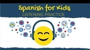 'Easy to Follow Spanish Conversation // FREE Spanish Lessons Online with Audio // Kids Spanish Lesson'