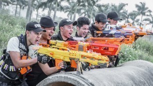'LTT Game Nerf War : Captain SWAT Warriors SEAL X Nerf Guns Fight Inhuman Secret Agent'