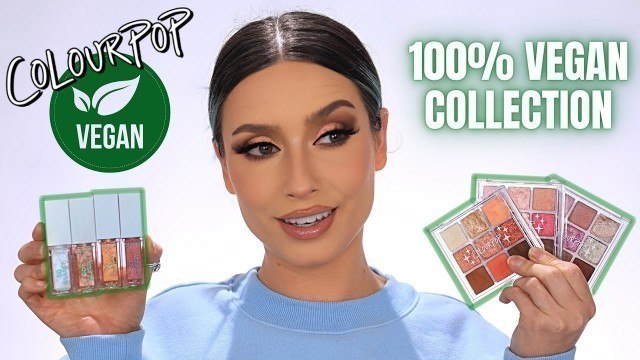 'COLOURPOP XTRA CELESTIAL 100% VEGAN COLLECTION, SWATCHES & TUTORIAL | VEGAN MAKEUP 2022'