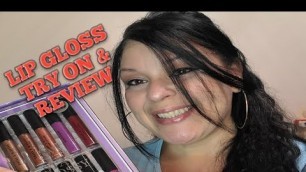 'SMOKE & MIRRORS STAY GLOSSY//LIP GLOSS TRY ON//WHAT\'S YOUR FAVORITE'