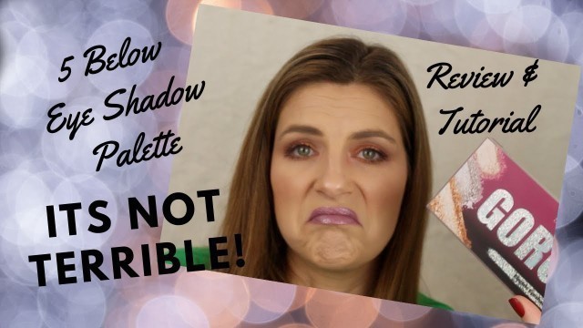 'Testing 5 Below Eyeshadow | $5 Eye Shadow Palette | Smoke and Mirrors \"Gorgeous\" Palette'