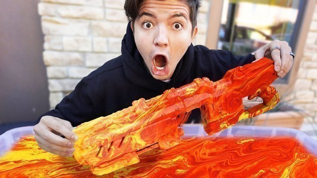 'I Hydro Dipped 5 Custom NERF Blasters! *satisfying*'