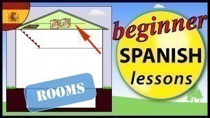 'Rooms in Spanish | Beginner Spanish Lessons for Children'