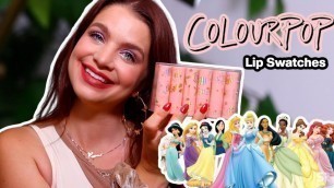'COLOURPOP TRUE LOVES KISS LUX LIPSTICK VAULT LIP SWATCHES'