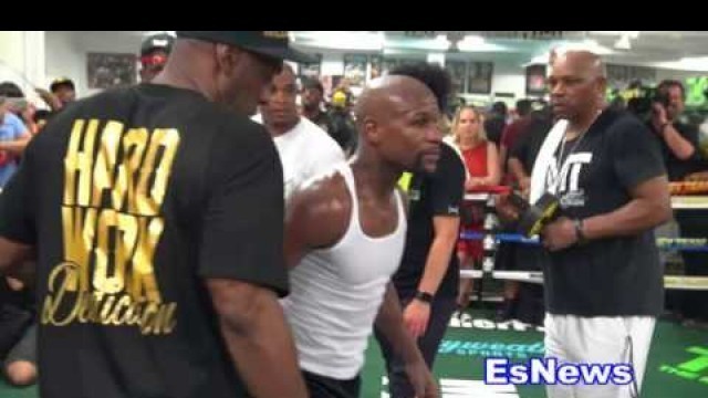 'Floyd Mayweather Crazy Shape Full Core Workout EsNews Boxing'