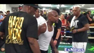 'Floyd Mayweather Crazy Shape Full Core Workout EsNews Boxing'