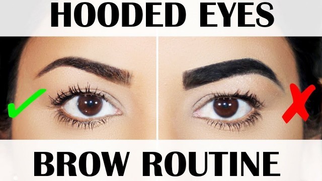 'HOW TO: HOODED EYES EYEBROW TUTORIAL | BEGINNER FRIENDLY'