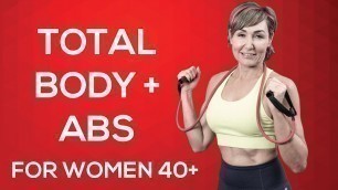 'Resistance Band Workout For All Levels for Women Over 40'