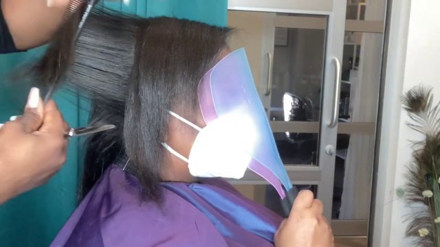 'How to add hydration to your hair| Quick hydration treatment | Her hair is dry'