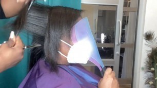 'How to add hydration to your hair| Quick hydration treatment | Her hair is dry'