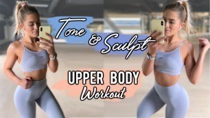 'TONE YOUR UPPER BODY WORKOUT FOR WOMEN'