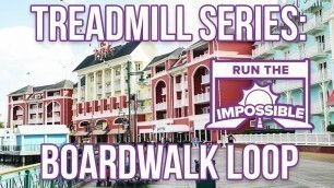 'Walt Disney World Boardwalk Resort Treadmill Workout Full Park Steady Walkthrough'