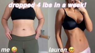 'I DID THE LAUREN GIRALDO TREADMILL ROUTINE FOR A WEEK (Lost 4 lbs!)'