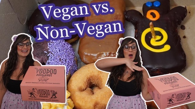 'Voodoo Doughnuts | Vegan & non-vegan food review | Universal Studios CityWalk Orlando'