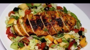 'Grilled Chicken Salad, Healthy Salad Recipe (weight loss Recipe)'