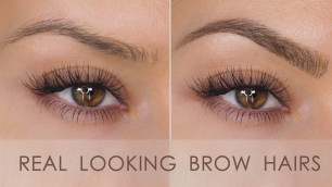 'Natural Looking Eyebrow Tutorial - Microblade Effect | Shonagh Scott'