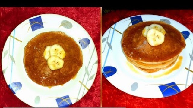 'Banana pancake recipe without maida/ super easy breakfast pancake/ healthy food #pancake #banana'