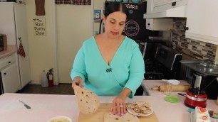 '2 Ingredient Whole Wheat Flat Bread | Daniel Fast Approved'