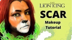 'Lion King\'s SCAR Makeup Tutorial | EASY Step-by-Step'