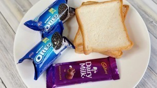 '5 Minutes Quick Evening Snacks | Oreo Bread Recipe | Crispy & Tasty Bread Snacks | Snacks Recipe'