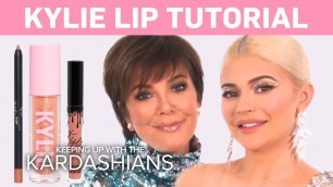 'KUWTK | Kylie Jenner Does a Makeup Tutorial on Kris! | E!'