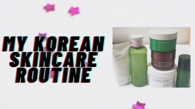 'My Korean night care routine | Innisfree skincare products review'