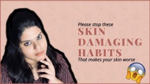 '10 SKINCARE MISTAKES TO AVOID| Hurdles to Healthy & Glowing skin| Priyas Beauty Channel'
