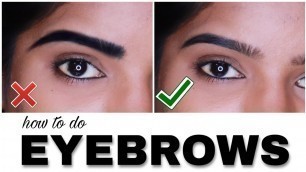 'சுலபமாக eyebrows fill செய்வது ஏப்படி? Lesson session