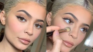 'Kylie Jenner | Flawless Foundation Routine With Perfecting Powder | Fresh Everyday Makeup Tutorial'