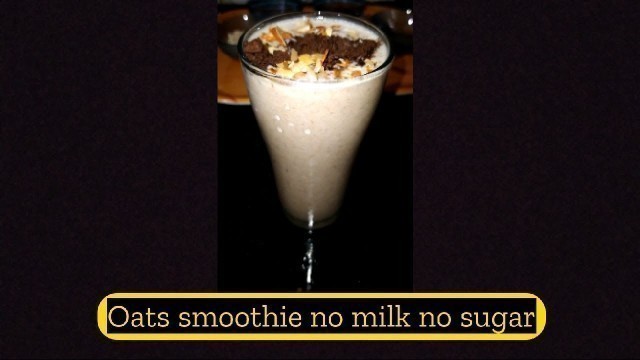 'Oats breakfast smoothie recipe for weight loss in telugu'