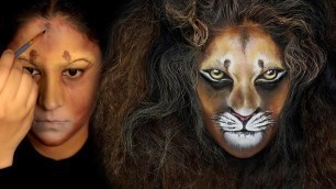 'THE LION KING (SIMBA) TRANFORMATION Makeup Tutorial'