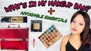 'AFFORDABLE  MAKEUP ESSENTIALS | MAKEUP STARTER KIT | WHAT\'S INSIDE MY MAKEUP BAG ? | SHAY NTSIMANE'