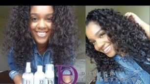 'Hair routine using Design Essentials |RELAXED HAIR |peggypeg_'
