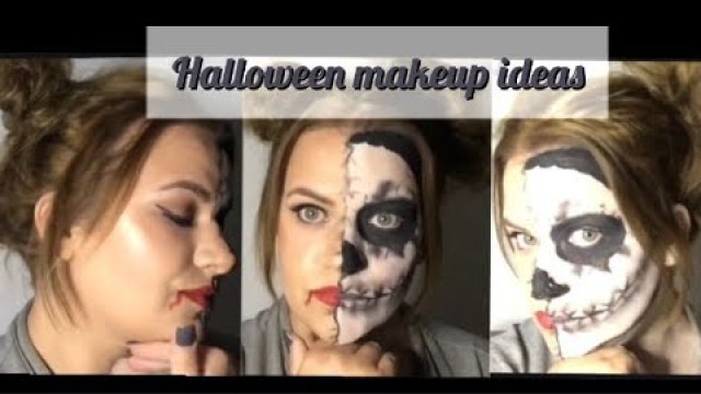 'EASY SKELETON MAKEUP IDEAS // 2020 // #skeletonmakeup #halloweenmakeup #turorial'