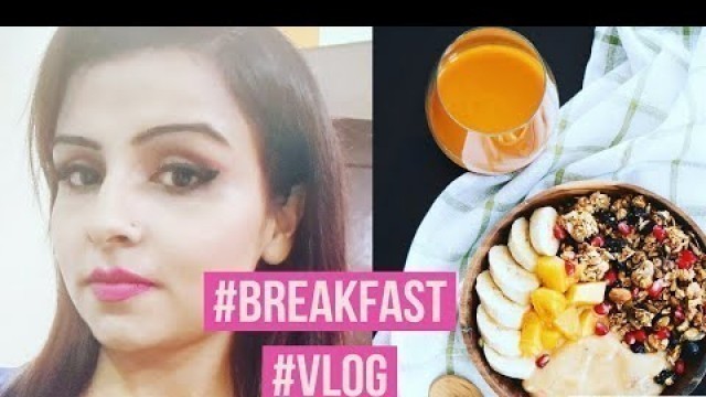 '#vlog #cooking #breakfast #spinach #eggs #banana #apple #smoothie'